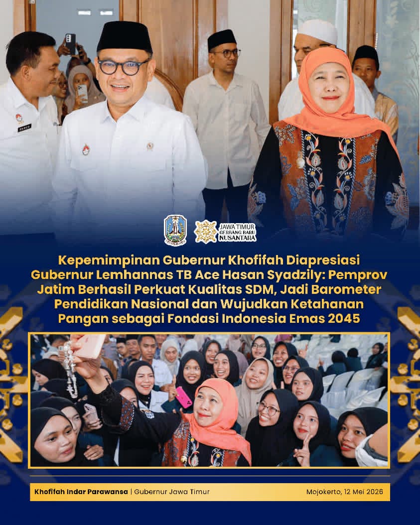 Gubernur Khofifah Perkuat Pendidikan dan Ketahanan Pangan Menuju Indonesia Emas 2045